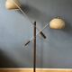 Vintage dijkstra mushroom swing arm space age floor lamp