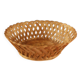 Vintage round openwork basket