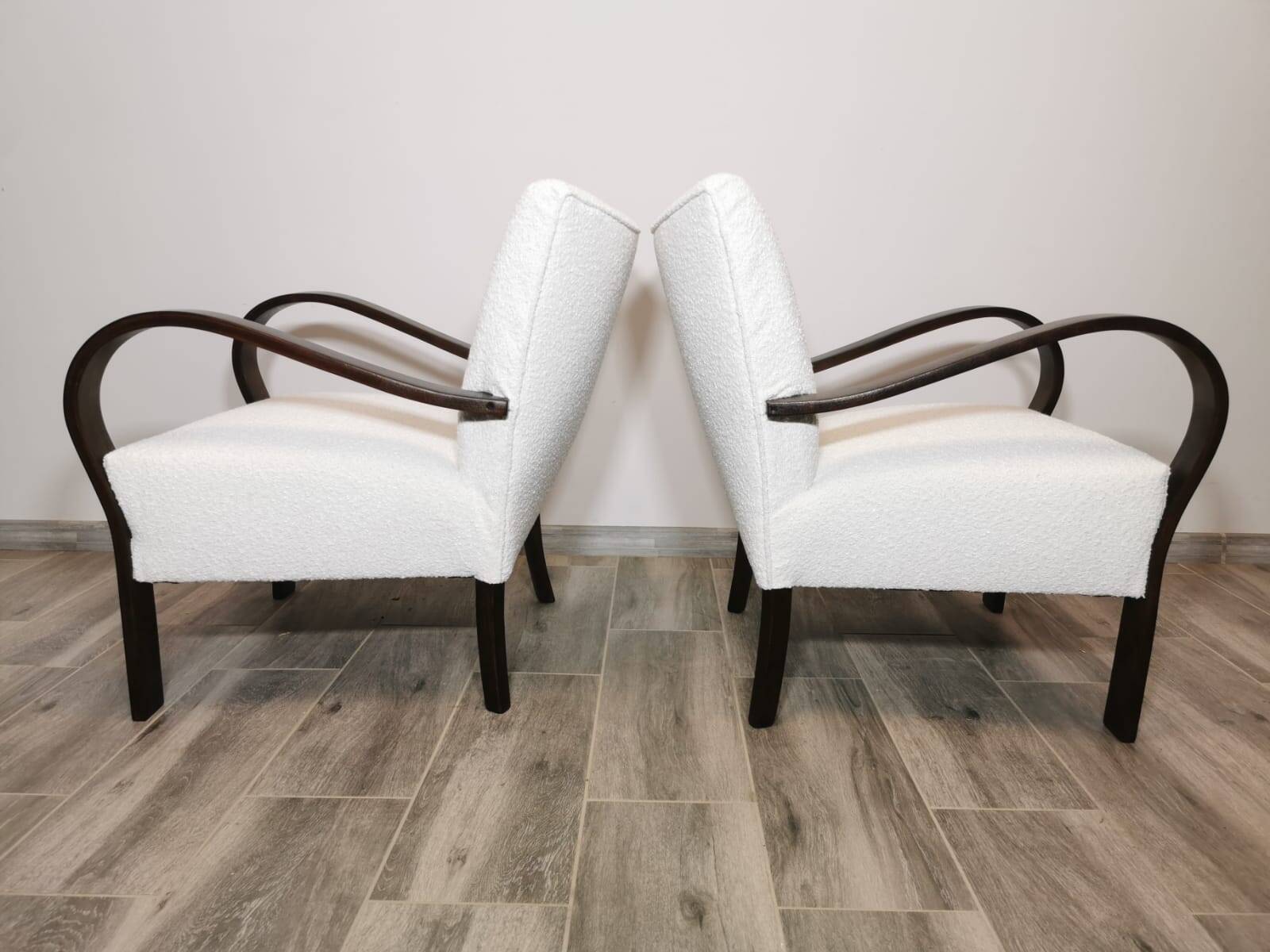 Art Deco Lounge Chairs, Set of 2