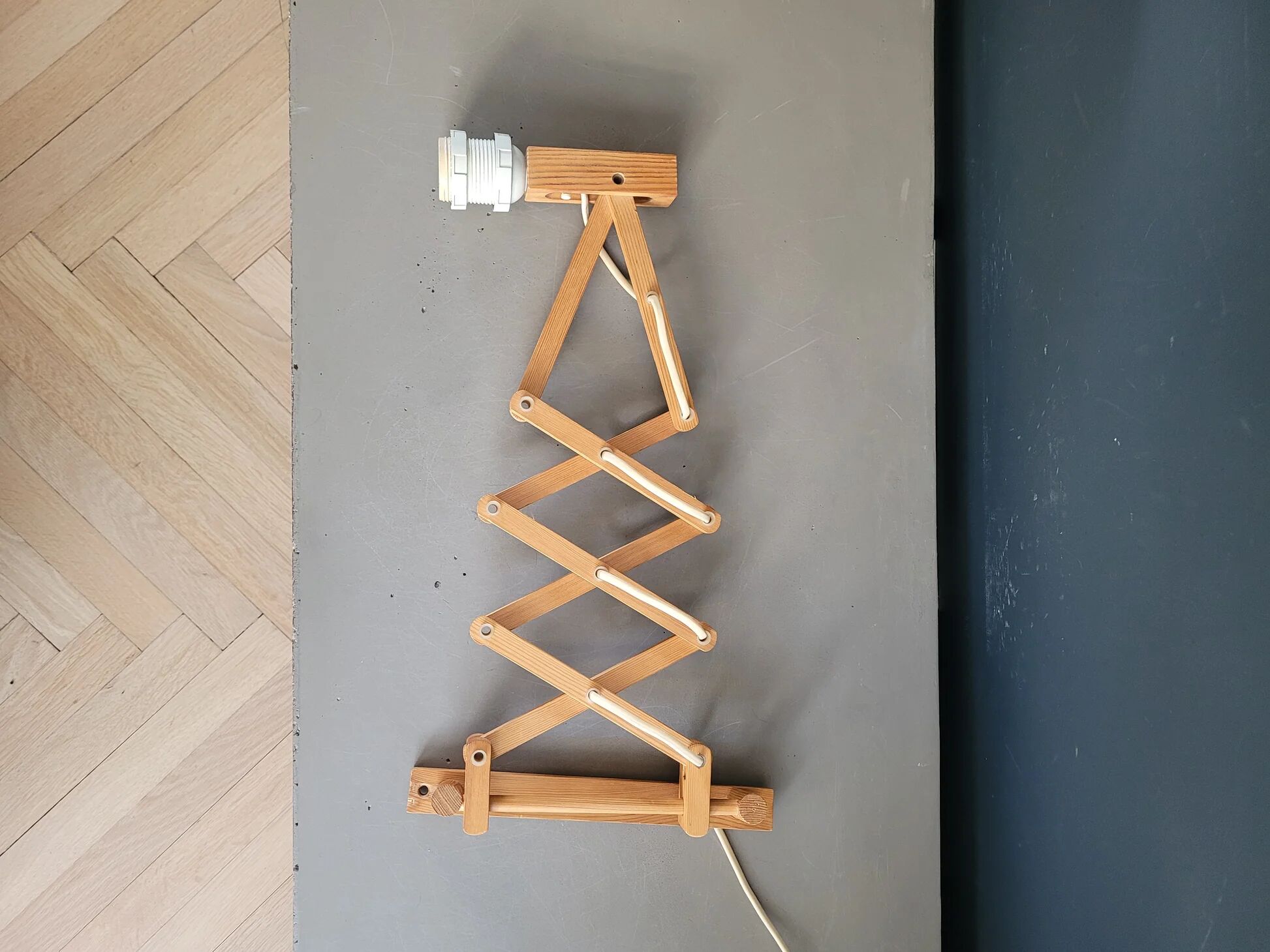 Translandia accordion wall light - Scandinavian 1960s