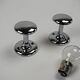 2 chrome metal hooks