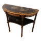 Console bois verni