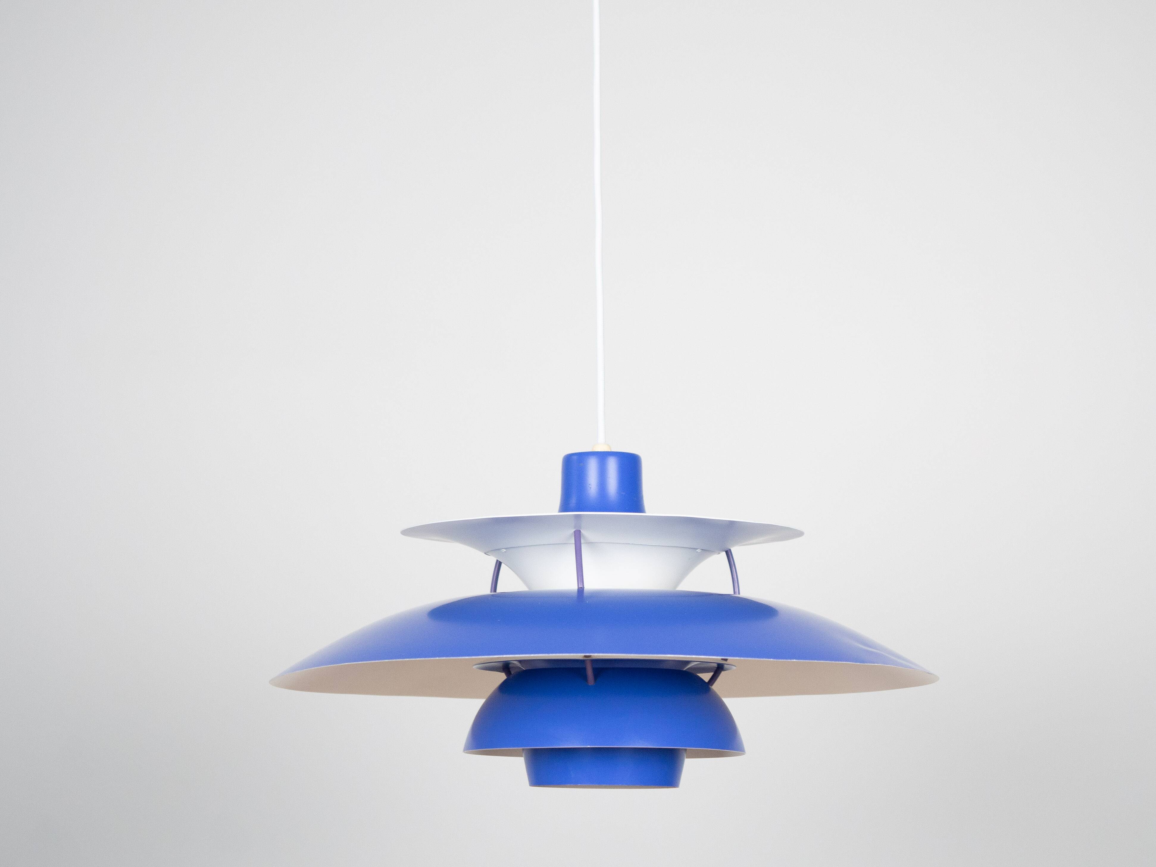 Danish vintage pendant lamp PH 5 by Poul Henningsen, Louis Poulsen, 1958