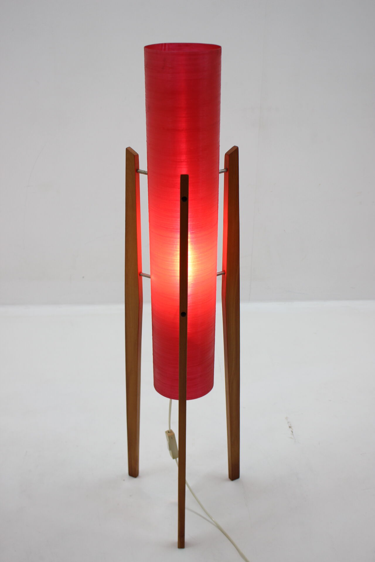 1970s Space Age Midcentury Floor Lamp "Rocket", Czechoslovakia