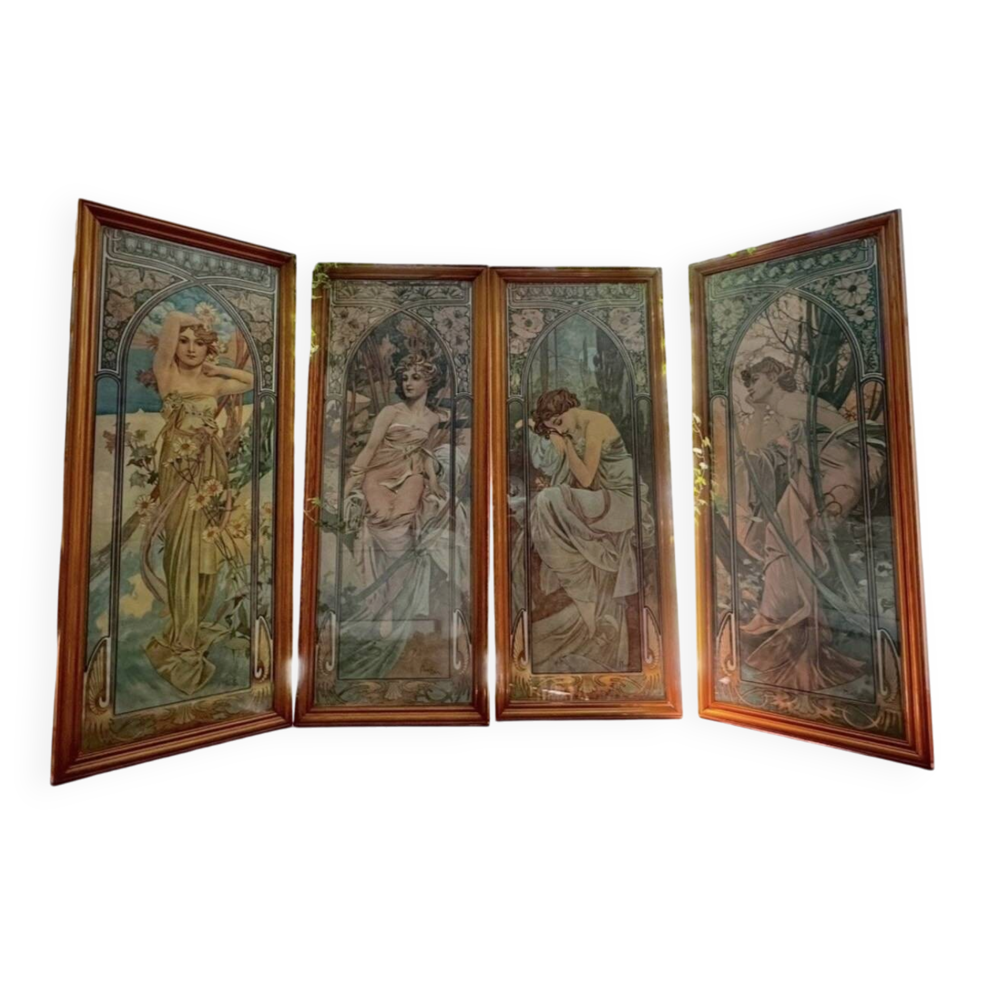 Alphonse Mucha "Les heures du jour" 1. Édition, impression pigmentaire d'archive