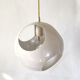 White metal hanging lamp