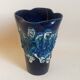 Vase Fat Lava Vallauris Ecume des Mers Height 25,5 cm