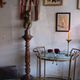 Vintage turned wooden column selette pedestal