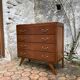 Vintage commode with tapered legs