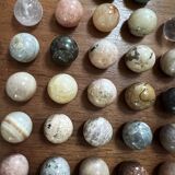 Solitaire game in Rosewood wood and 38 semi-precious stones