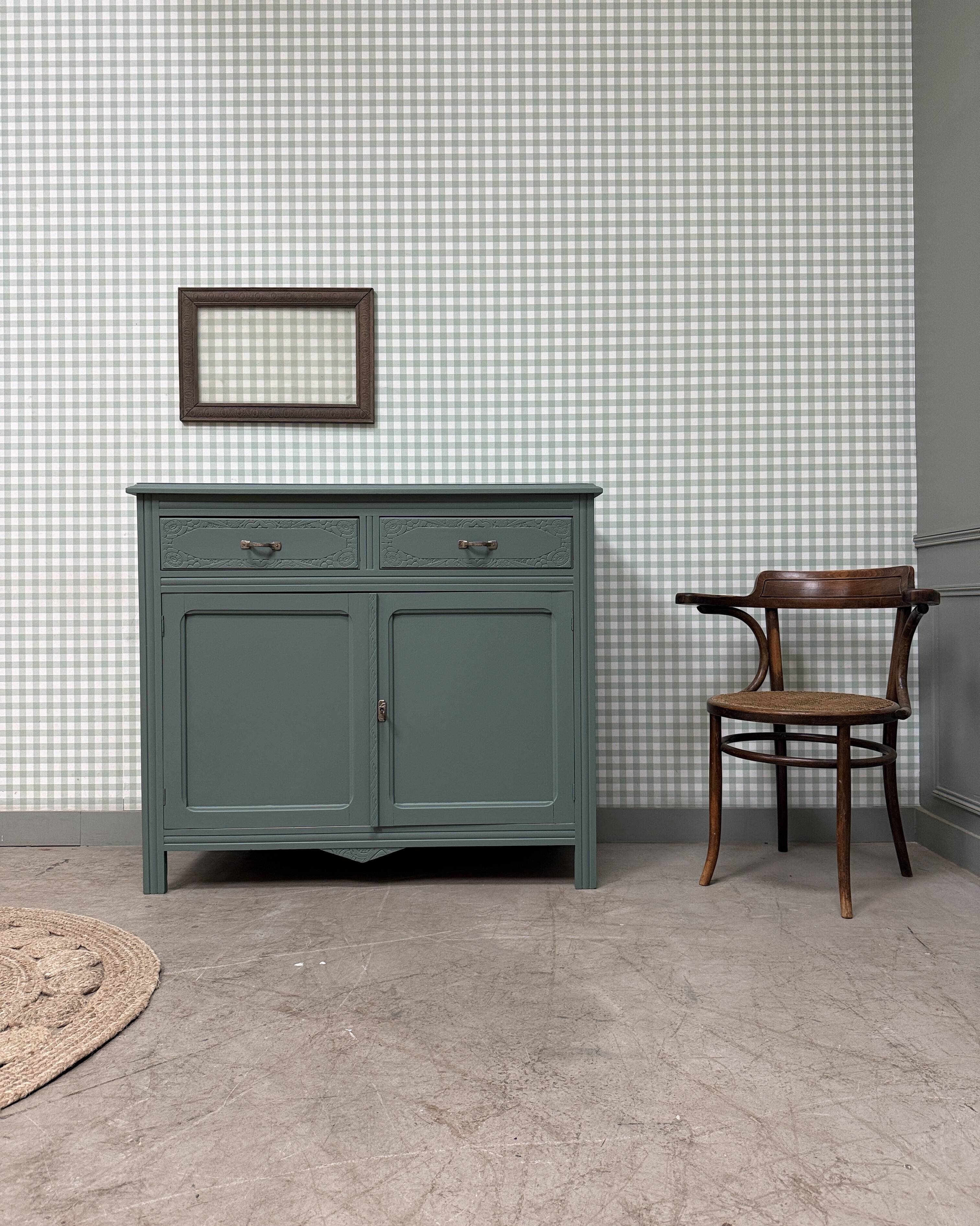 Buffet art déco vert (rénové)
