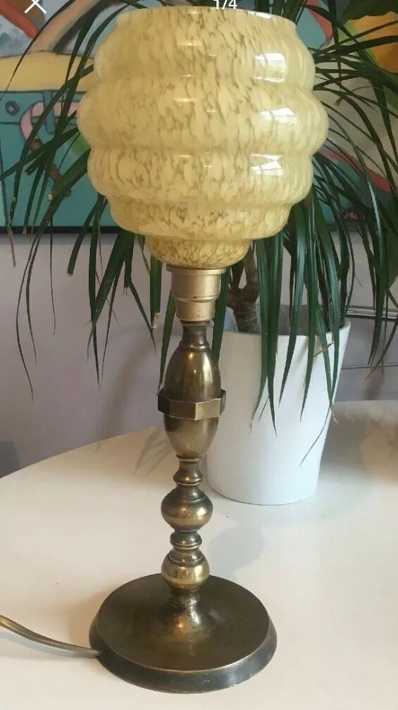 Old brass lamp