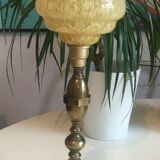 Old brass lamp
