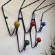 Wall coat rack creation Dupré-Hauser in Montreuil 1958