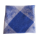 Nappe damassée en lin blanc-bleu