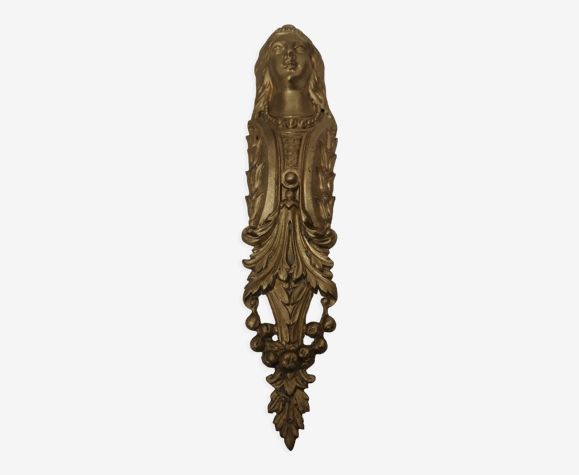 Brass door plate