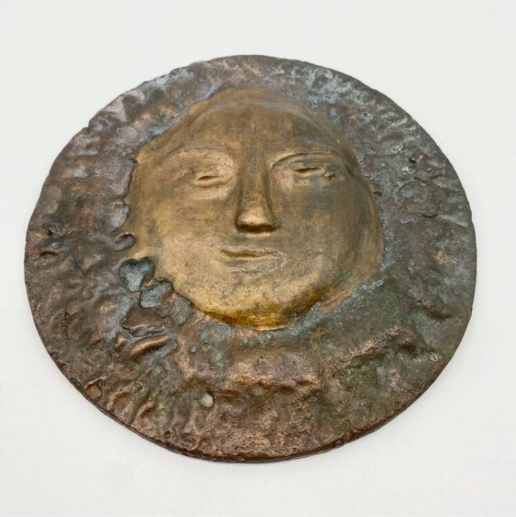 Bronze Sun 4 / wall sculpture, 1950s