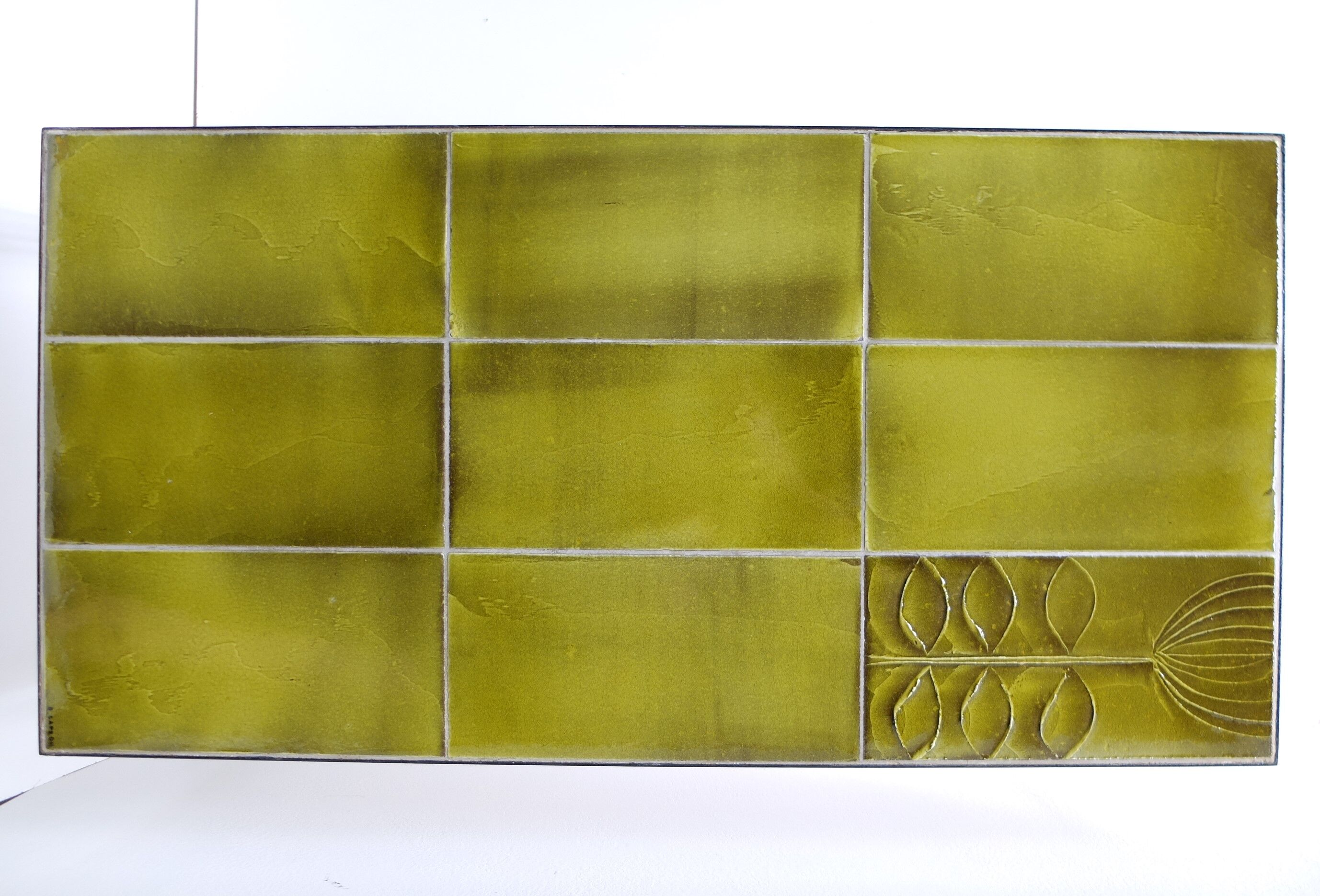 Coffee Table Signed Roger Capron, 1960