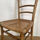 Paire de chaises bistrot cannées
