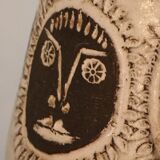 Enamelled ceramic table lamp by Albert Thiry, Vallauris 1960