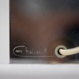 Chrome-plated metal lamp. Signed Chalier Paris. 1970s