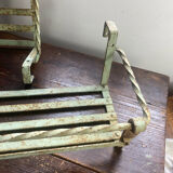 Wrought iron balcony planters