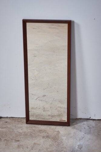 Mid-Century Mirror with Rosewood Frame, Denmark, 1960s