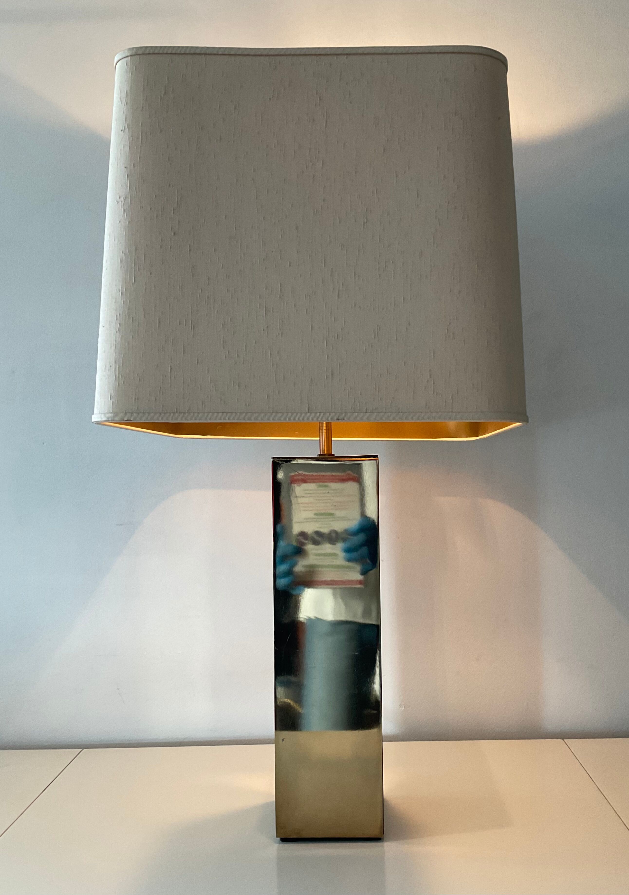 Lampe Belgo Chrom des années 70