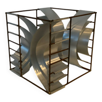 Sculpture Max Sauze Module Cube  Pour Luminaire