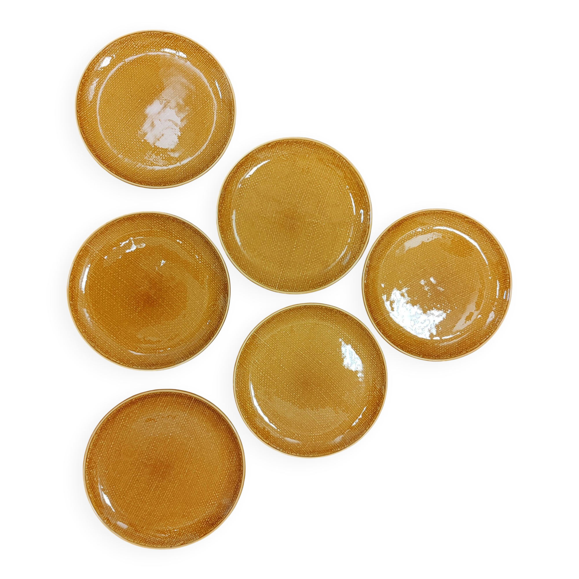 Assiette plate Miramar Salins miel
