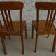 4 chaises bistrot en bois de marque stella