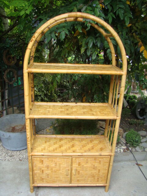 Ancient bamboo shelf