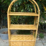 Ancient bamboo shelf