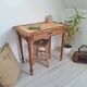 Antique solid wood desk – Late 19th century (1880-1900) – Restored