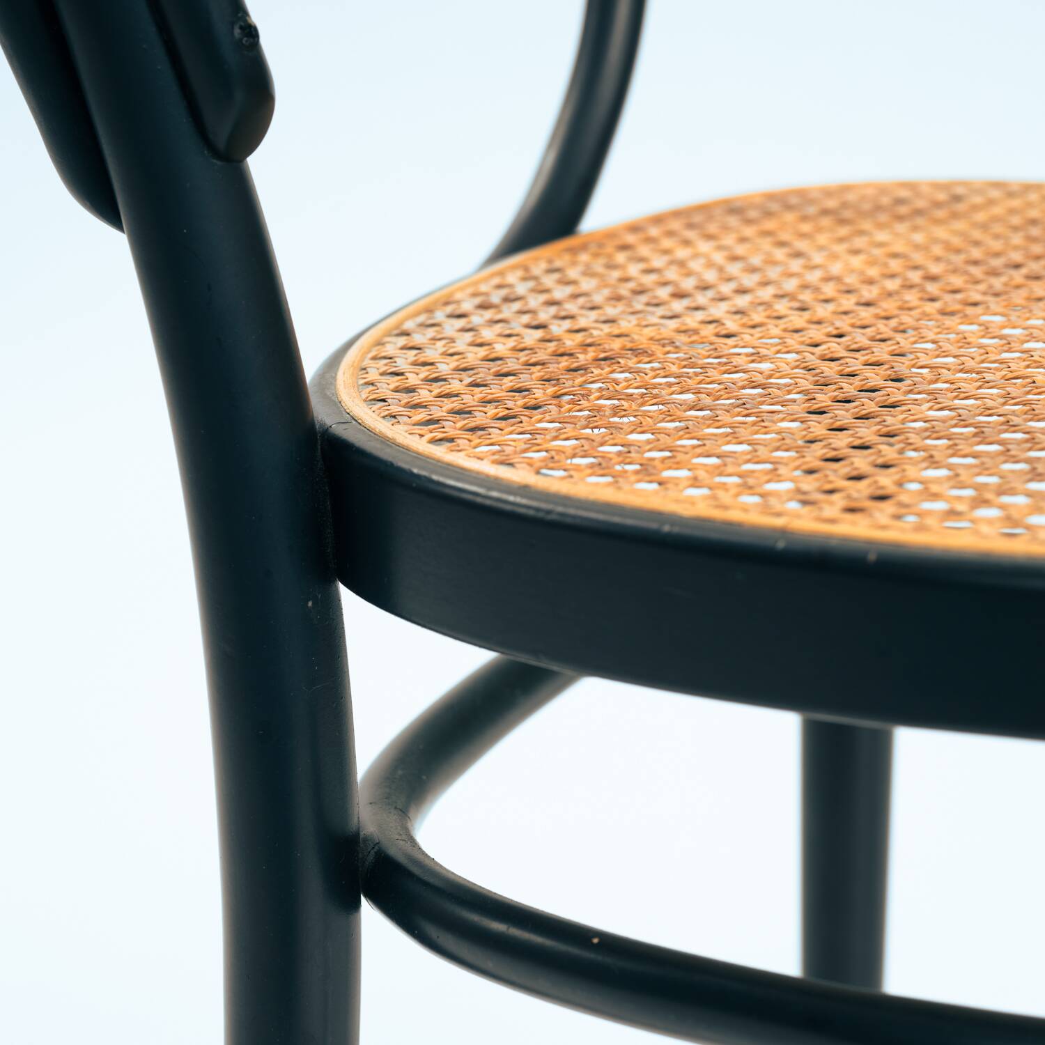 Thonet bentwood webbing chairs 214f 210r chairs, set of 2