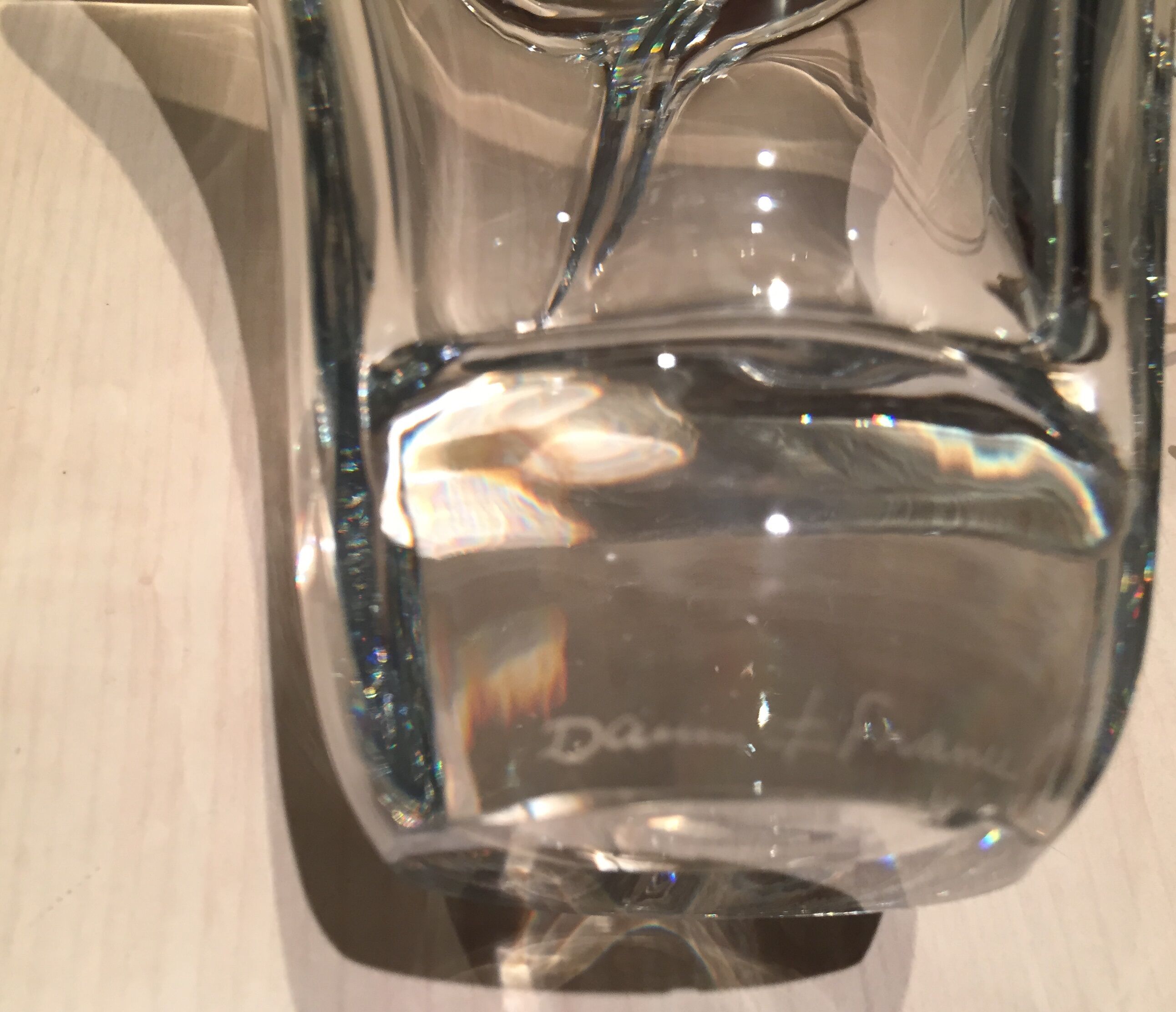 Daum Crystal vase