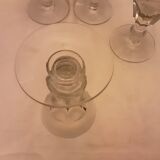 Thick, old bar glasses for aperitif