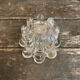 Series 3 Glass Moulded Candle Holders 1970s