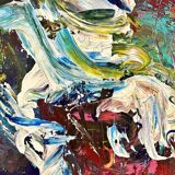 Felix Bachmann, Abstract Composition, 2023, Mixed Media