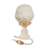 Vintage table lamp with albatre foot