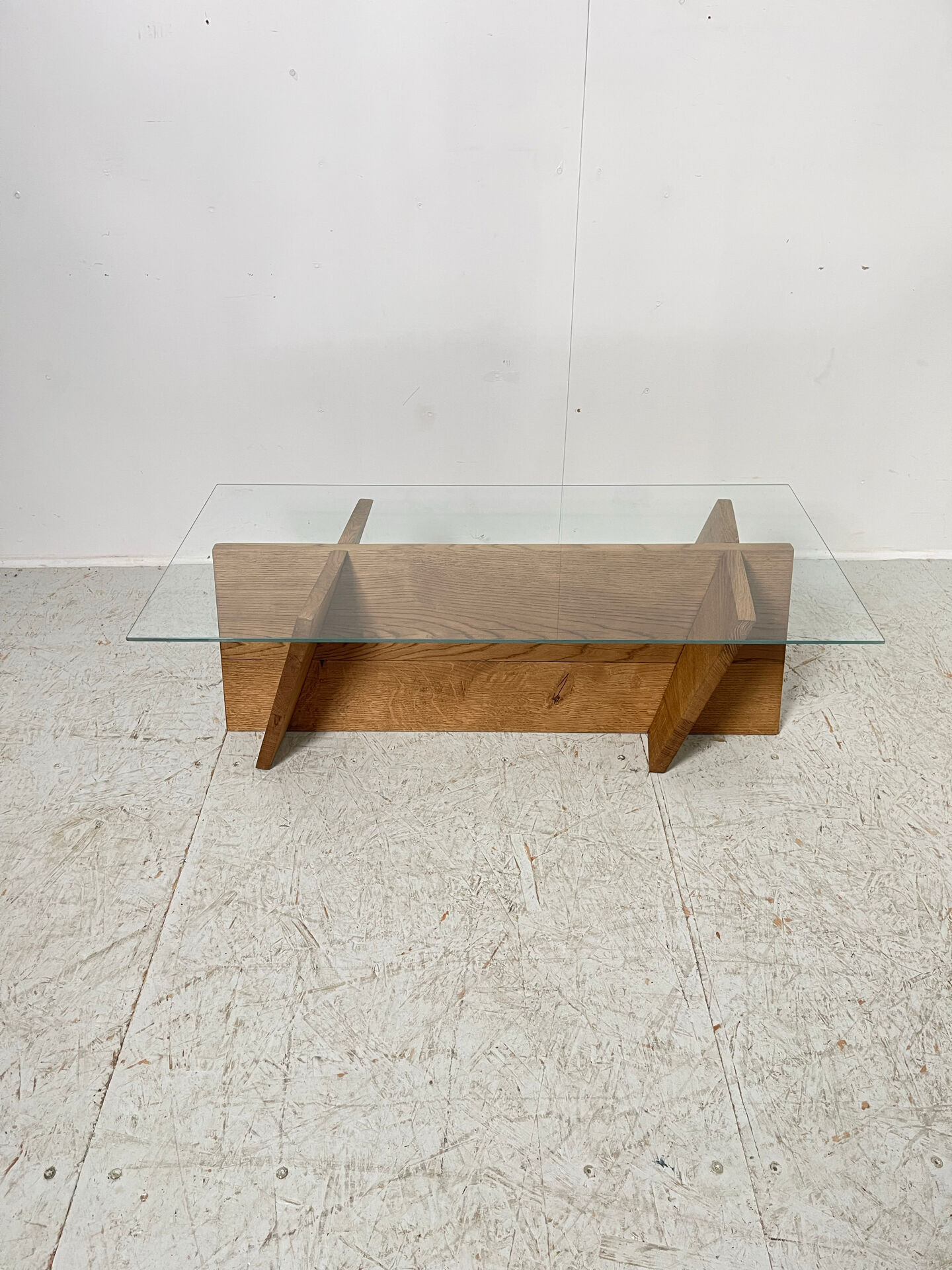 Oak coffee table from around 1960.