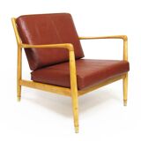 1950s Danish "USA 143" Lounge Chair by Folke Ohlsson for P Jeppesens