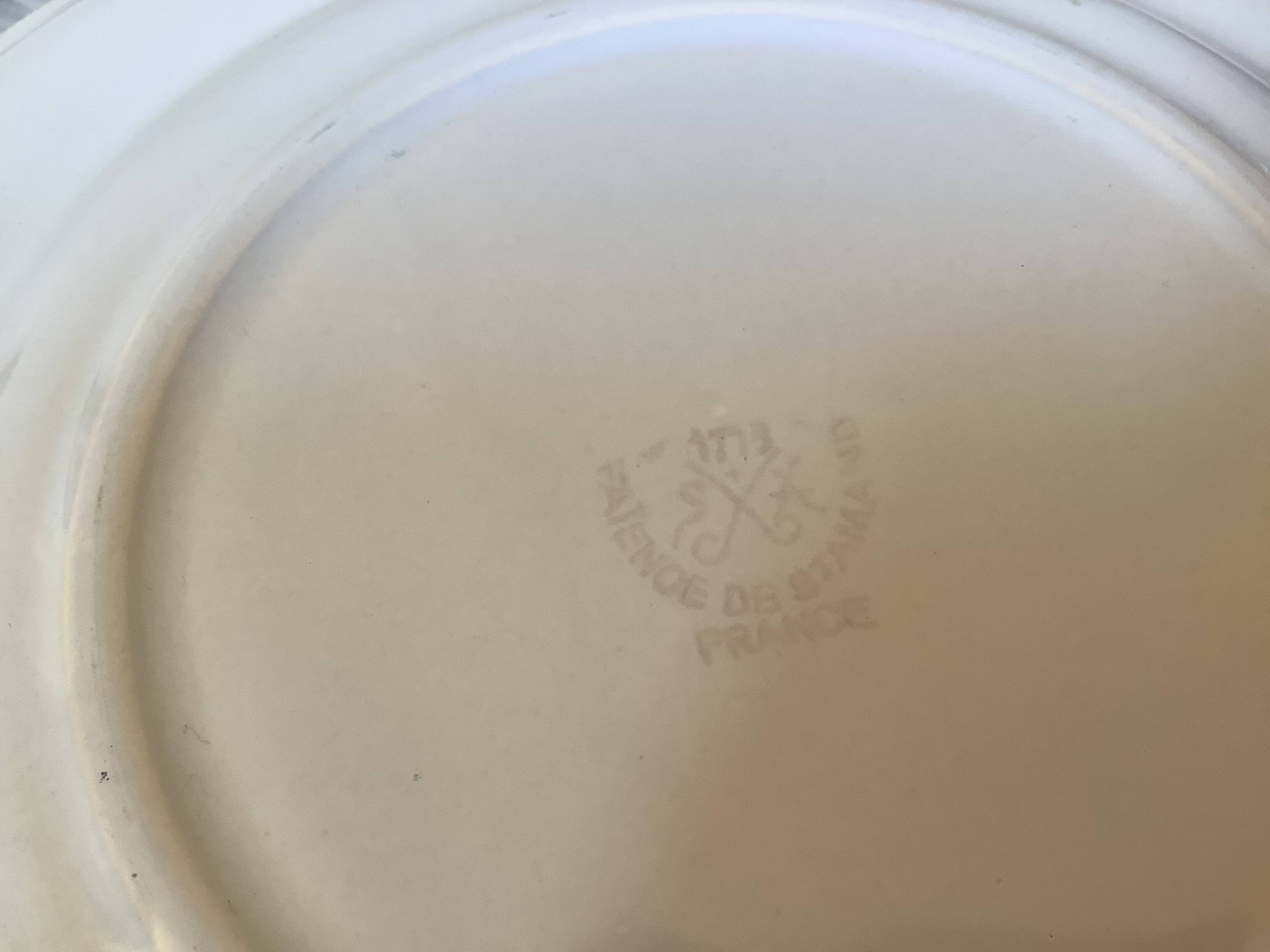 Six hand-decorated fish plates.