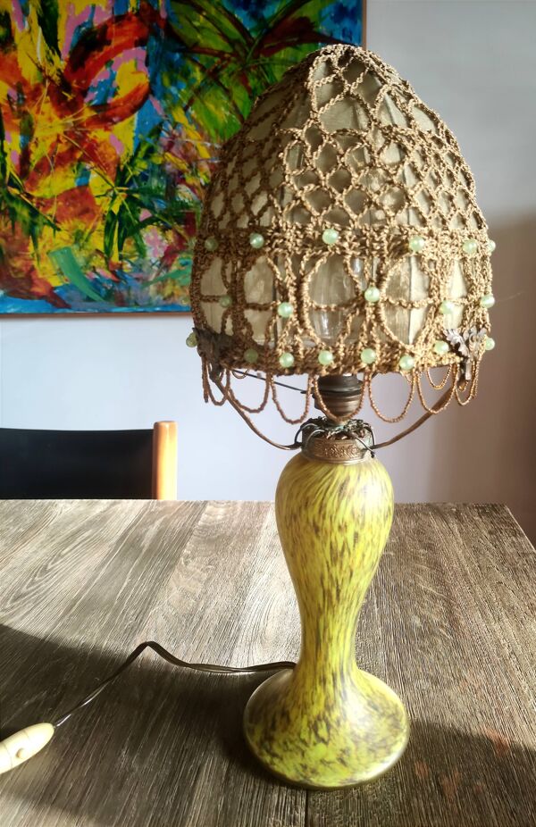 Lampe art nouveau