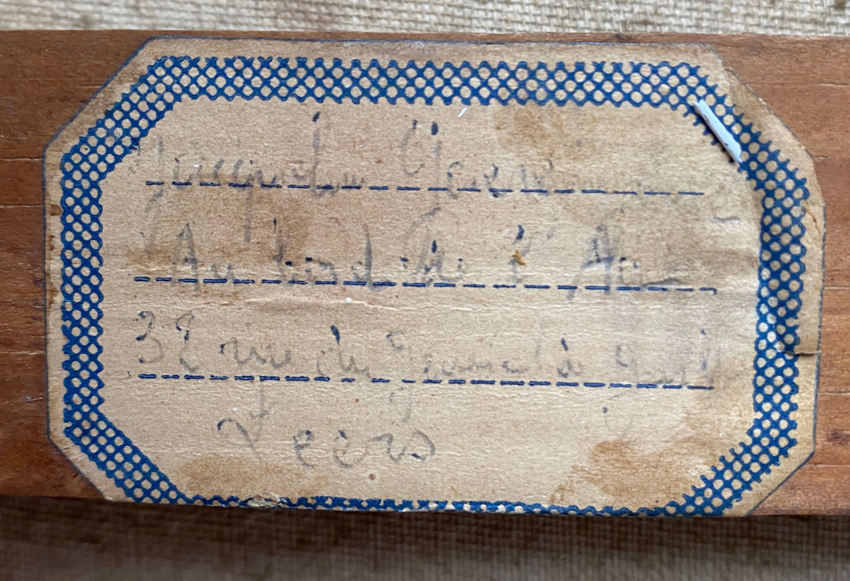 Painting "river and village" by Jacquelin Gaeremynck school of Leers