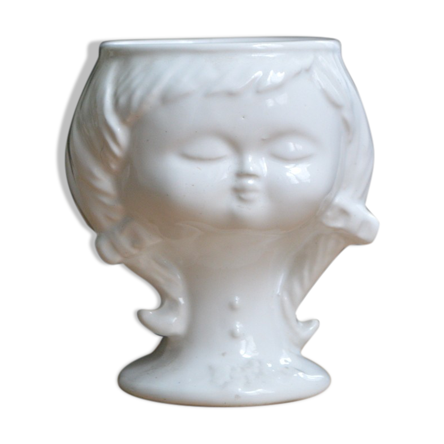 Vintage head pot cover