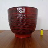 Large ceramic cachepot from Bay Keramik, Germany, 1970s.