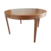 Scandinavian dining table, signed Meubles TV Paris, 1960.