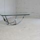 Square coffee table by Roger Sprunger, Dunbar edition, USA, circa 1970.