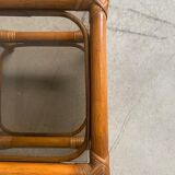 Side table, rattan